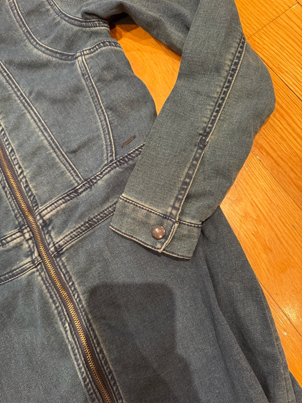 Triple five soul denim stretchy lightweight dress - Picture 10 of 12